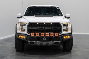 Ford Raptor Light Bar Mounting Bracket - Diode Dynamics - SS5 Grille Mount Bracket Kit - `17-`20 Ford Raptor Light Bar Mounting Bracket - Diode Dynamics - SS5 Grille Mount Bracket Kit - `17-`20